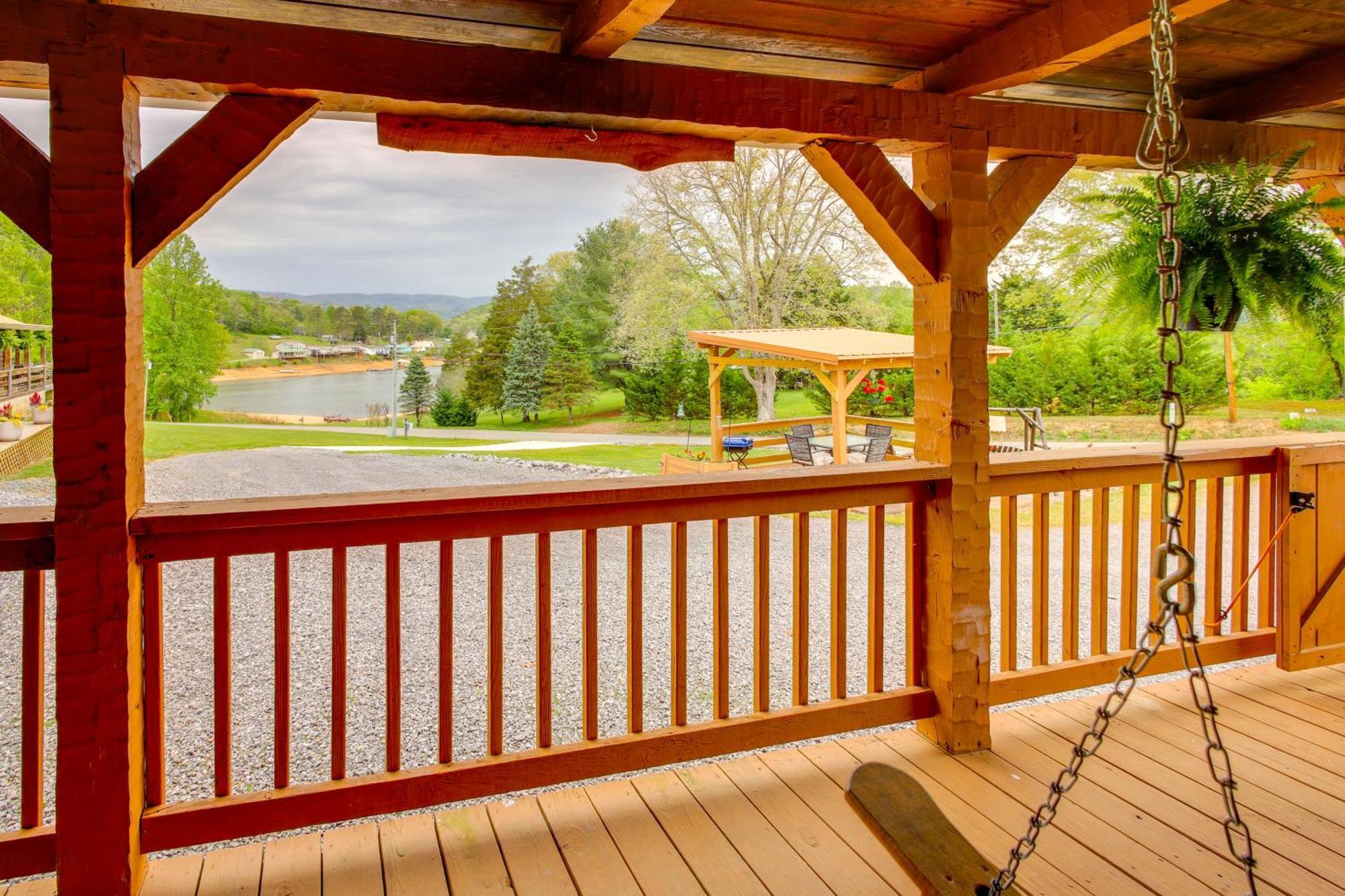 Rivers View - Cherokee Lake Cabin With Fire Pit! Bean Station エクステリア 写真