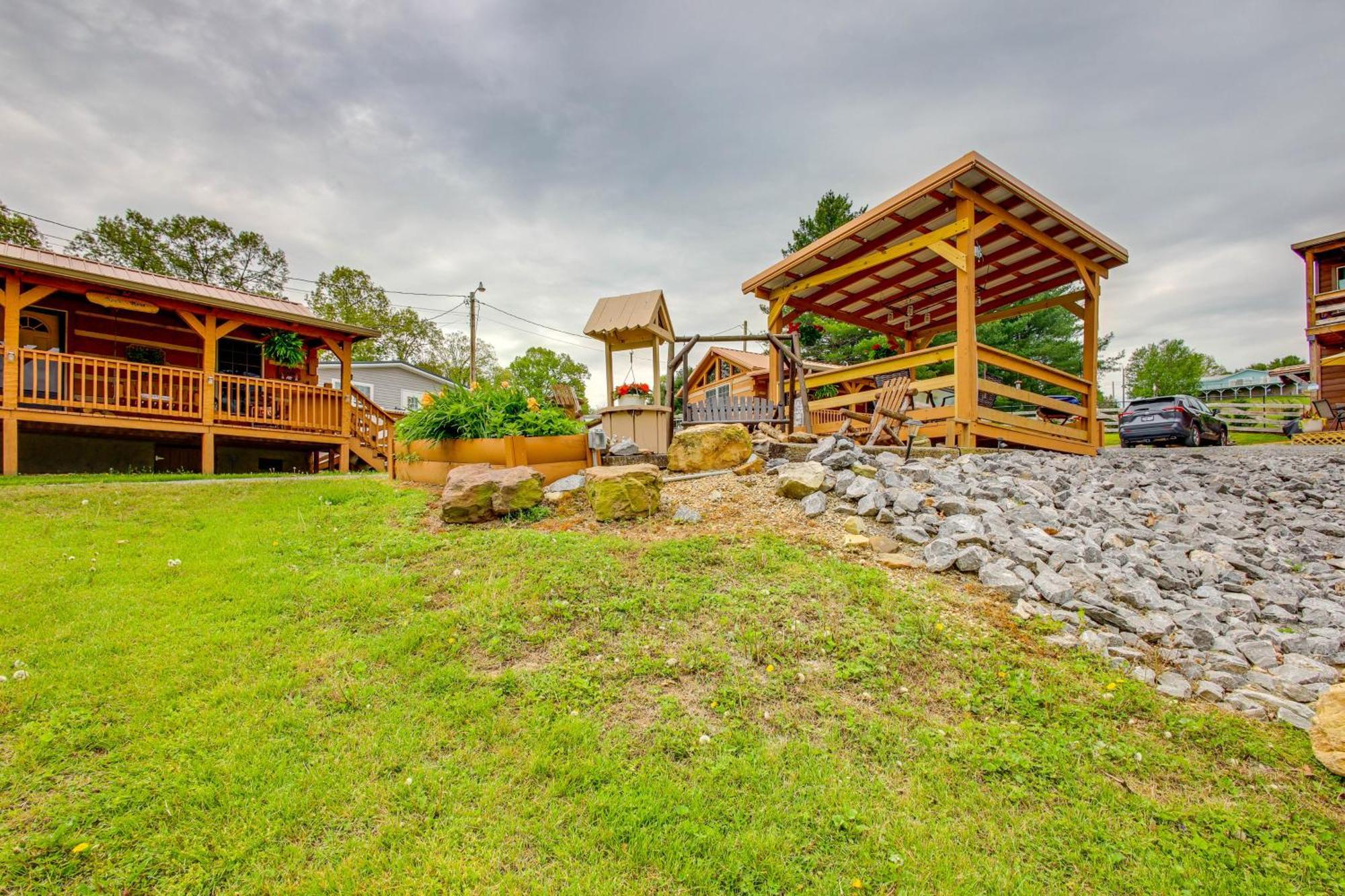 Rivers View - Cherokee Lake Cabin With Fire Pit! Bean Station エクステリア 写真