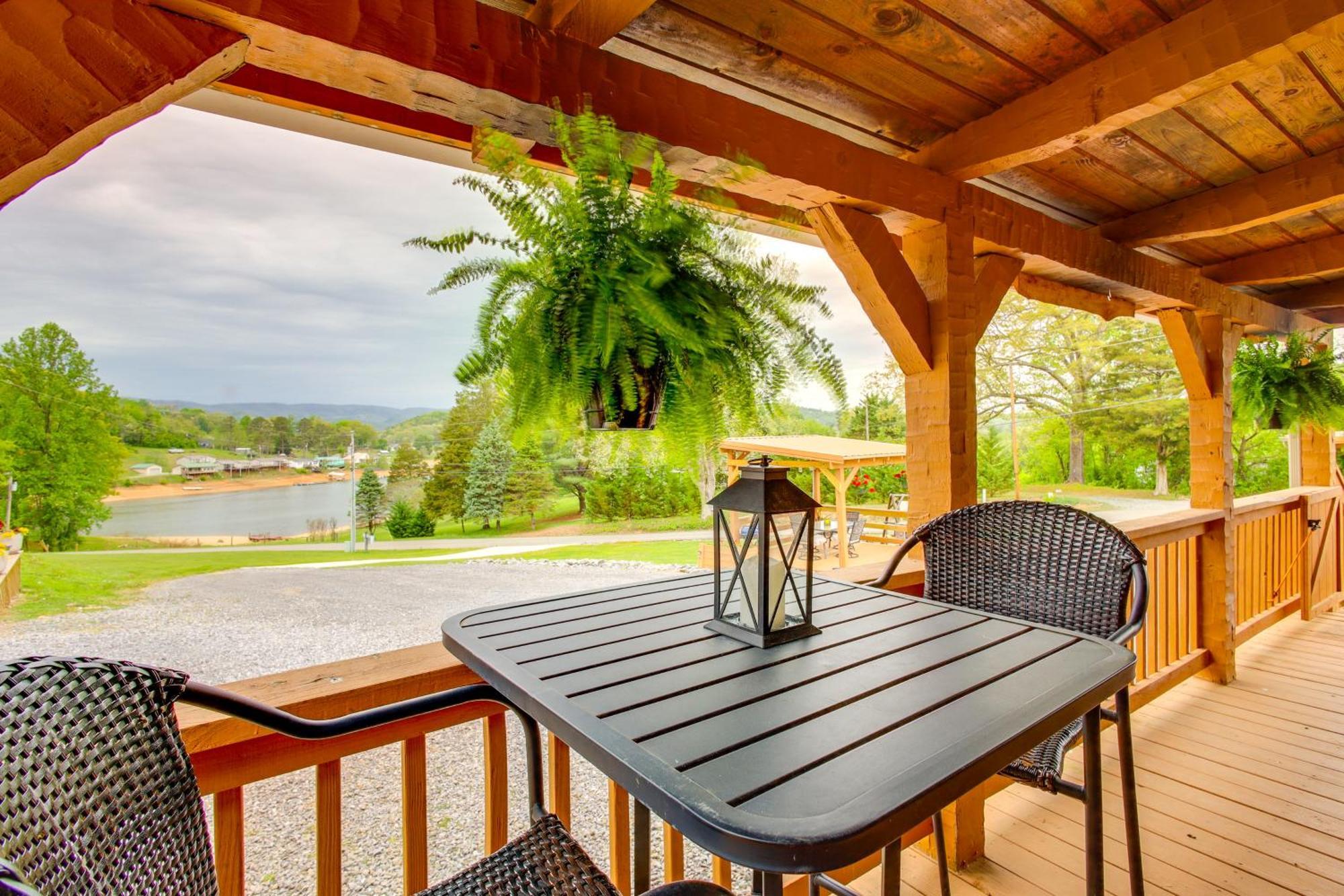 Rivers View - Cherokee Lake Cabin With Fire Pit! Bean Station エクステリア 写真