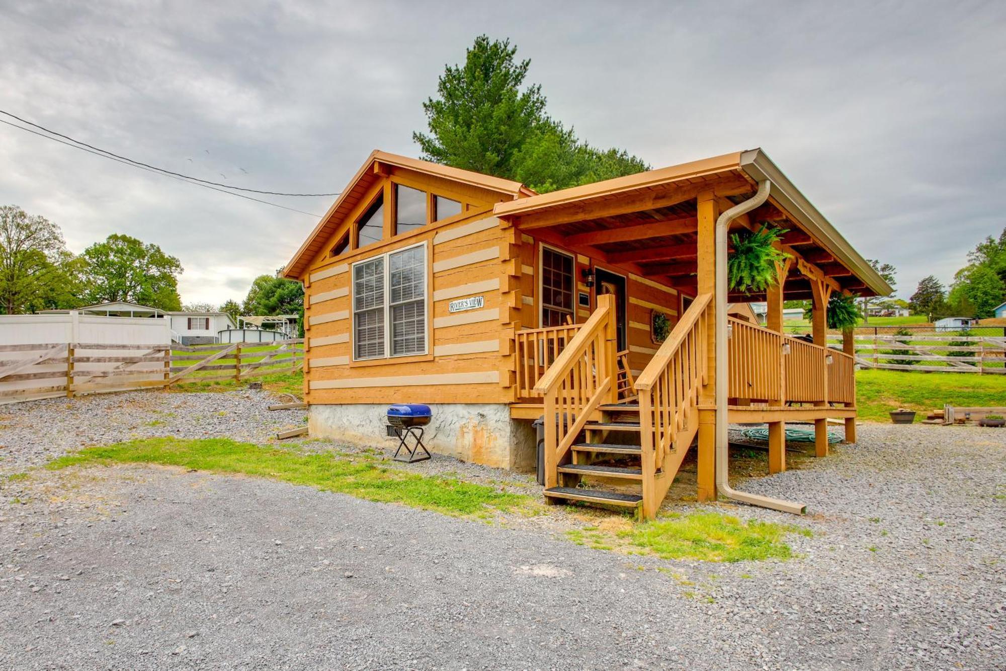 Rivers View - Cherokee Lake Cabin With Fire Pit! Bean Station エクステリア 写真