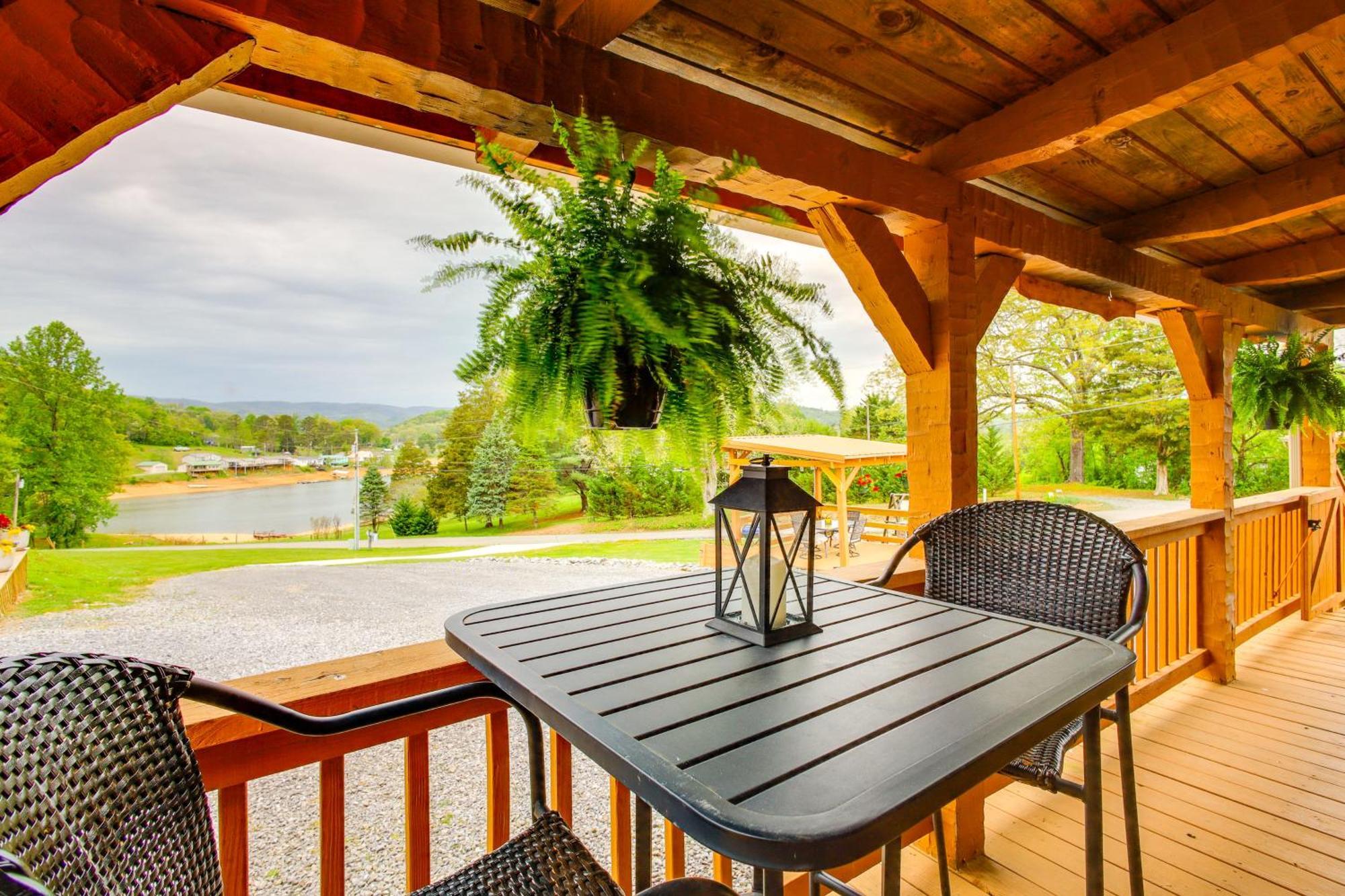 Rivers View - Cherokee Lake Cabin With Fire Pit! Bean Station エクステリア 写真