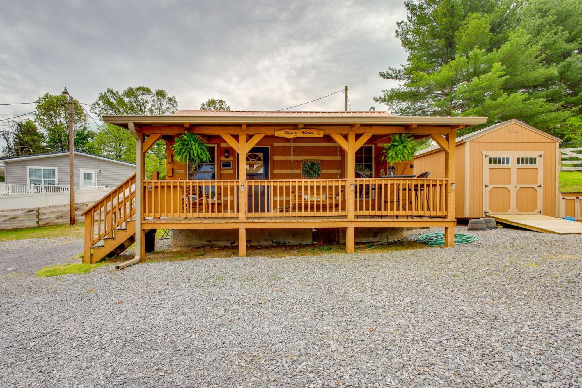 Rivers View - Cherokee Lake Cabin With Fire Pit! Bean Station エクステリア 写真